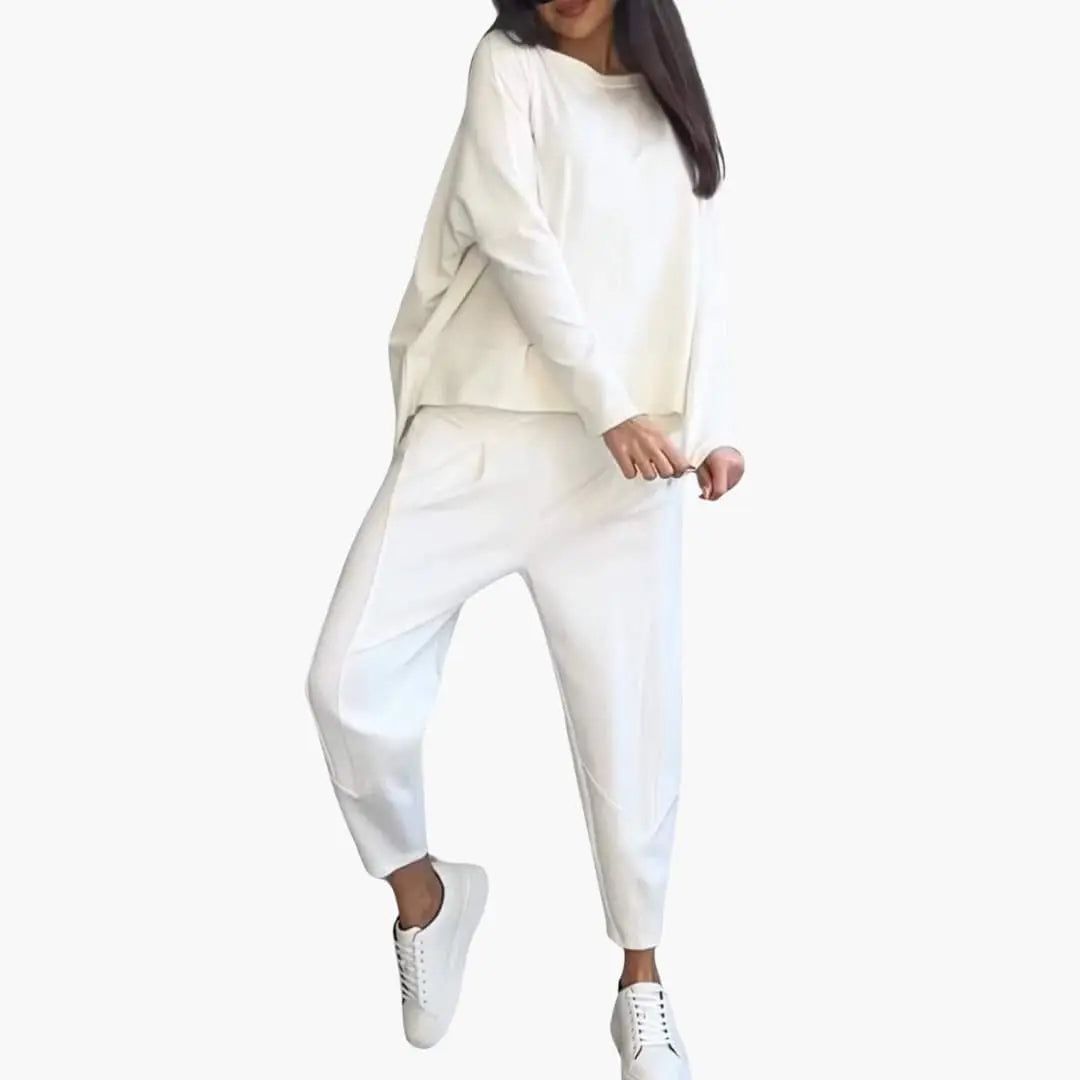 Thea | Round Neck Two-Piece Set