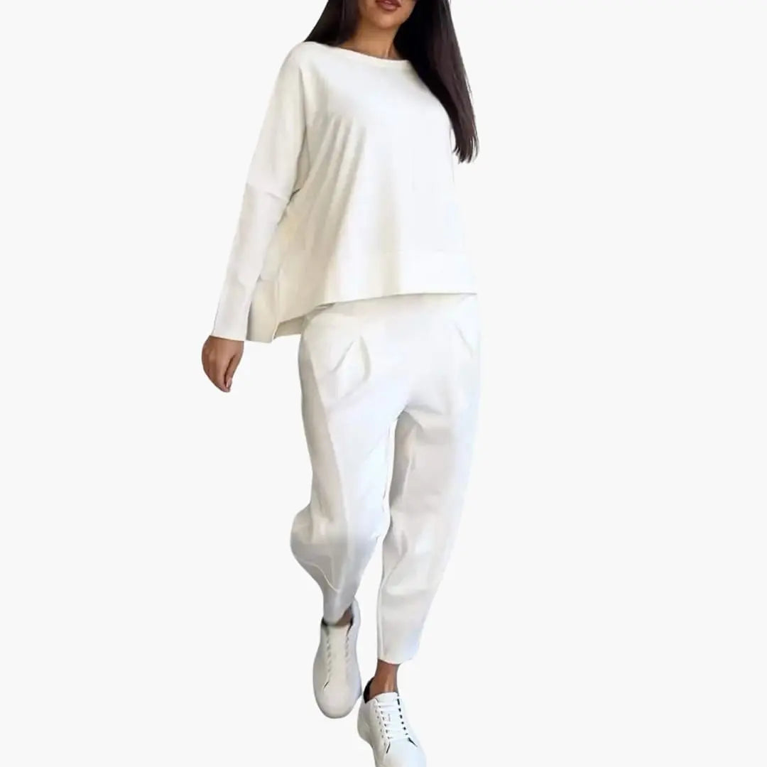 Thea | Round Neck Two-Piece Set