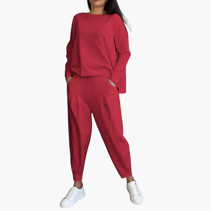 Thea | Round Neck Two-Piece Set