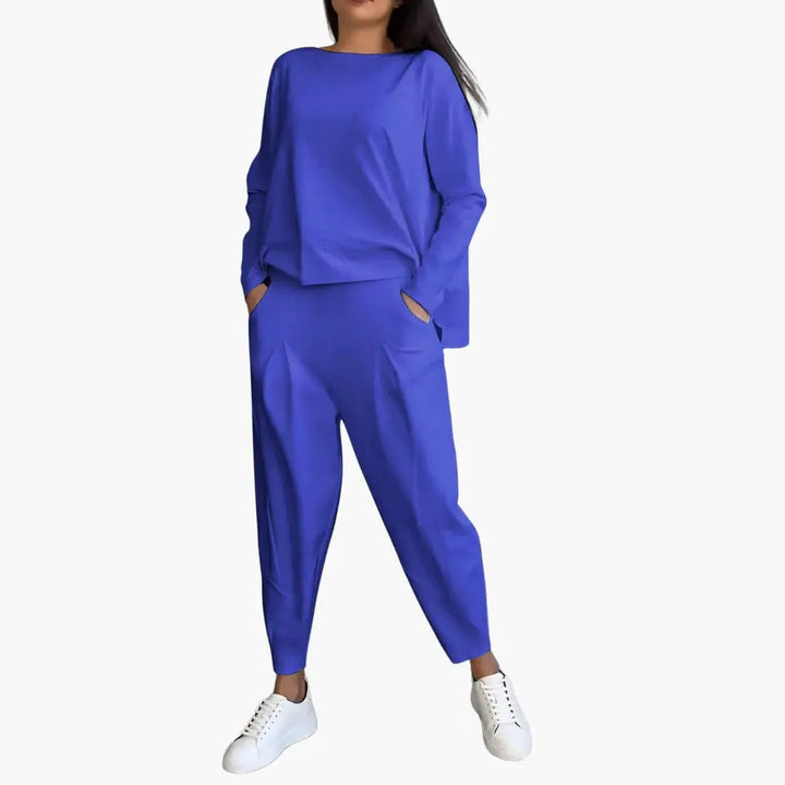 Thea | Round Neck Two-Piece Set