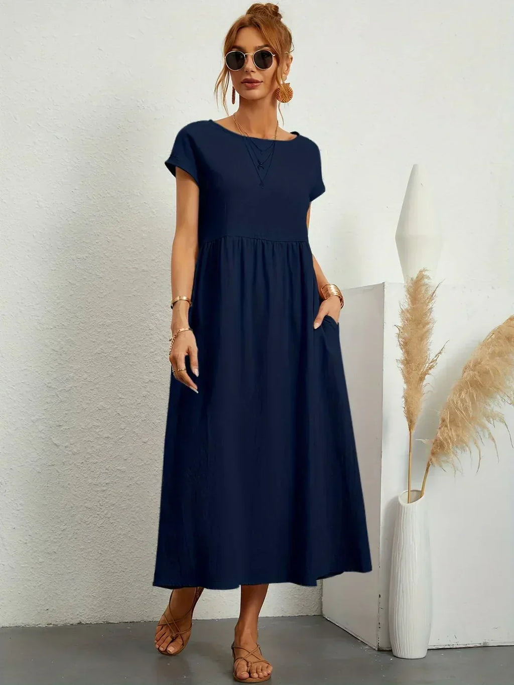 Ella™ | Flowing Midi Dress