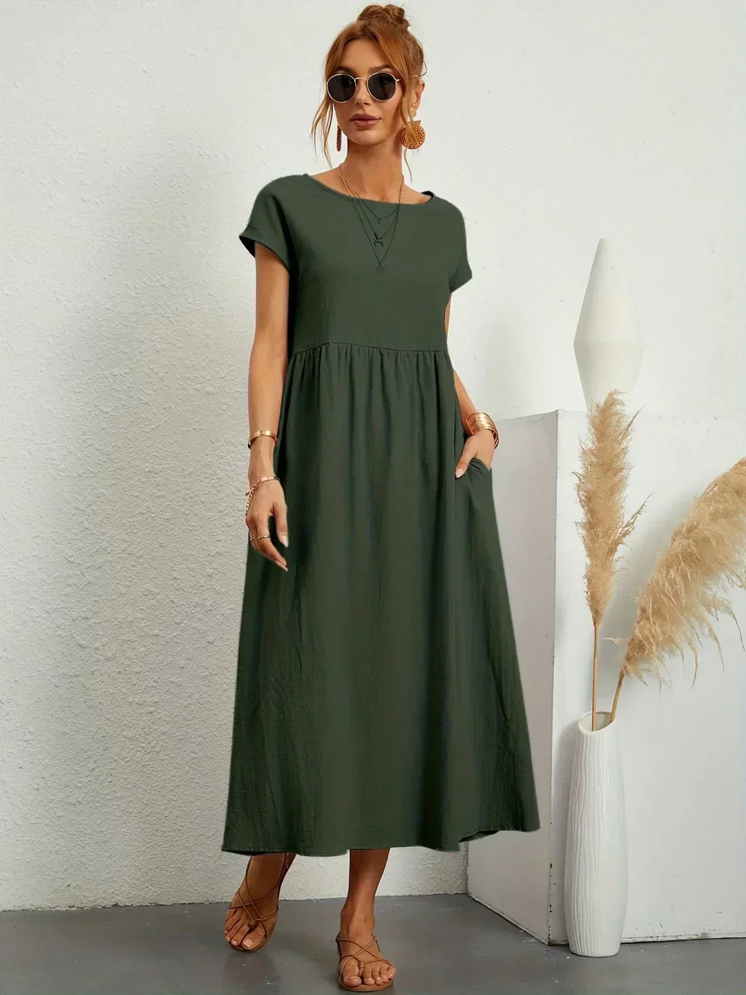 Ella™ | Flowing Midi Dress