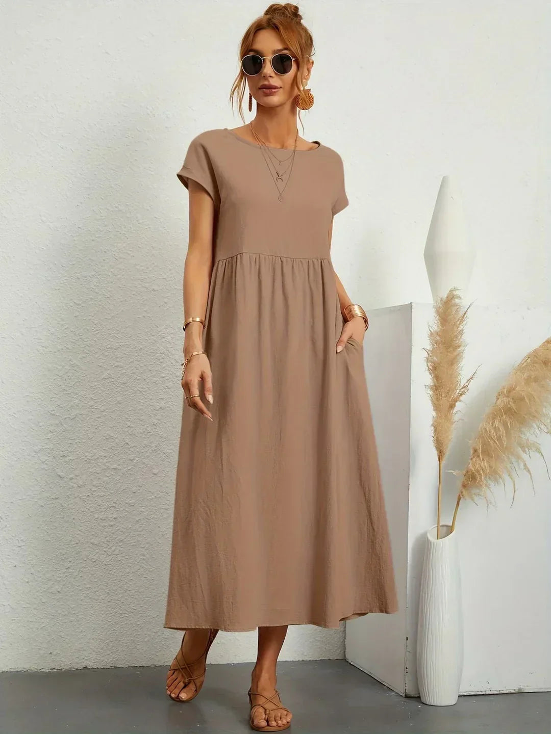 Ella™ | Flowing Midi Dress
