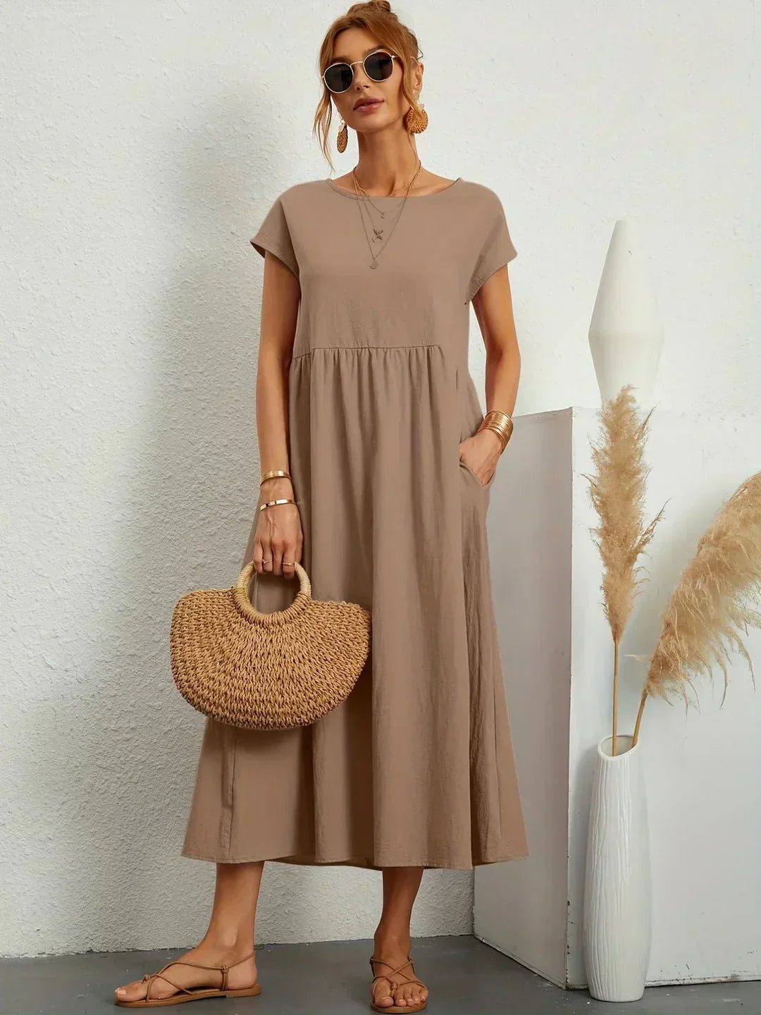 Ella™ | Flowing Midi Dress