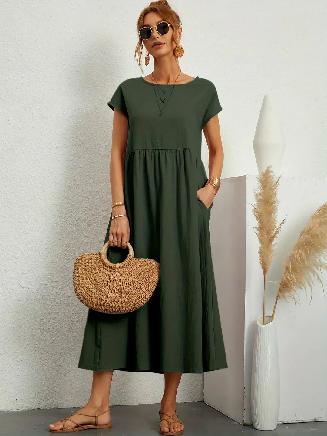 Ella™ | Flowing Midi Dress