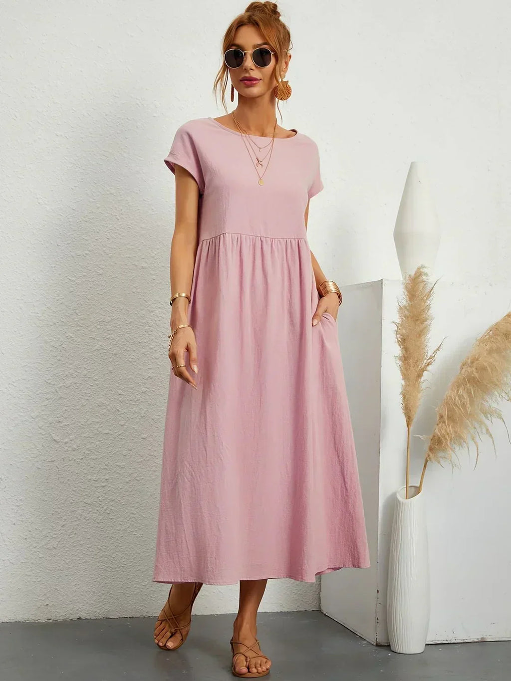 Ella™ | Flowing Midi Dress