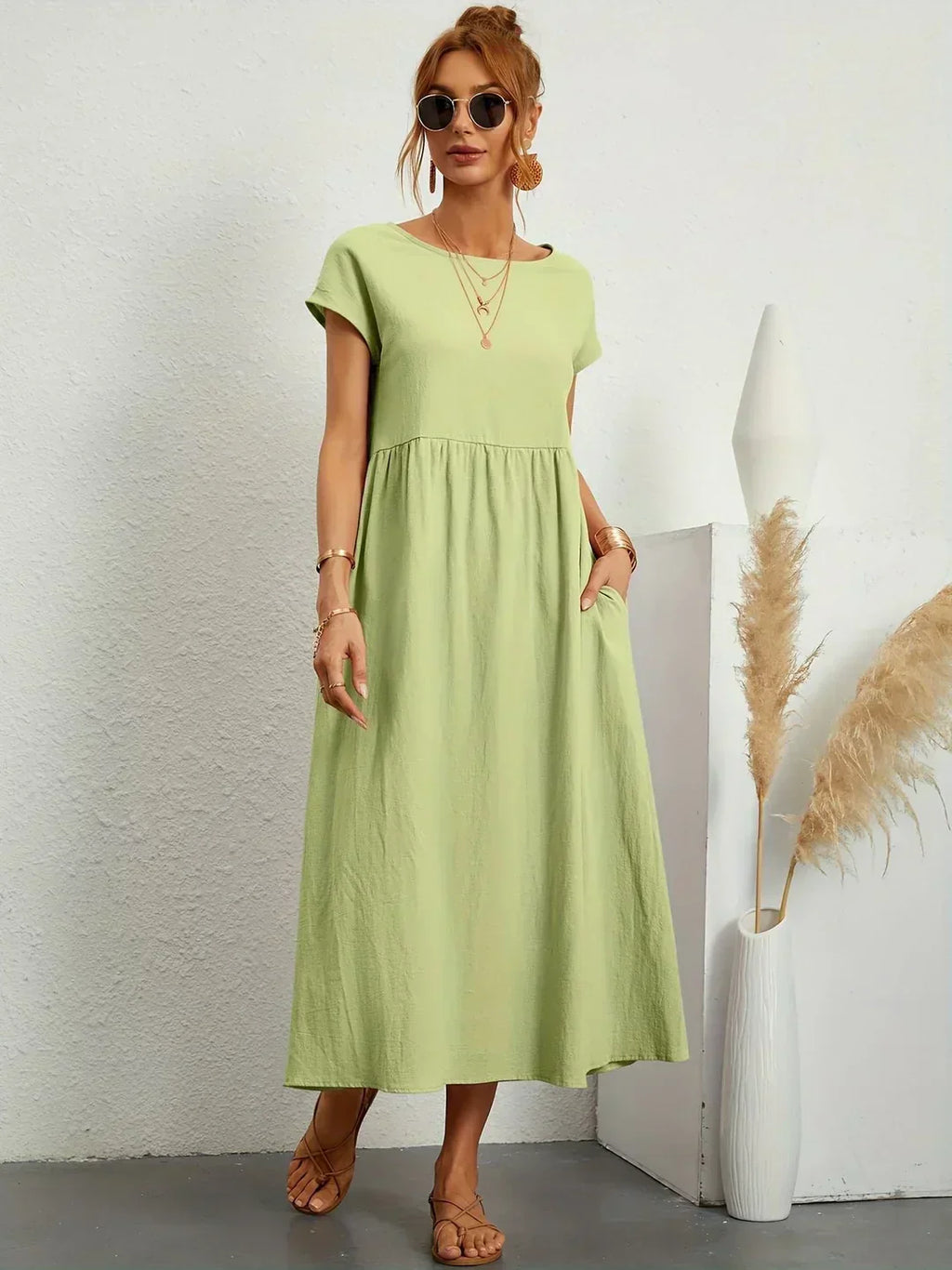Ella™ | Flowing Midi Dress