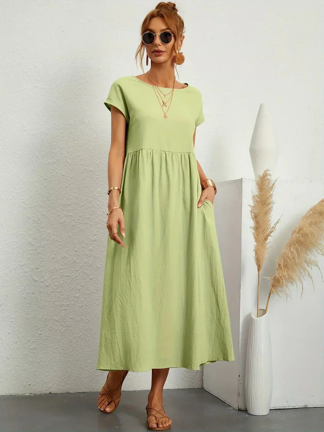 Ella™ | Flowing Midi Dress