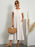Gabrielle™ — Flowing Midi Dress with Timeless Elegance
