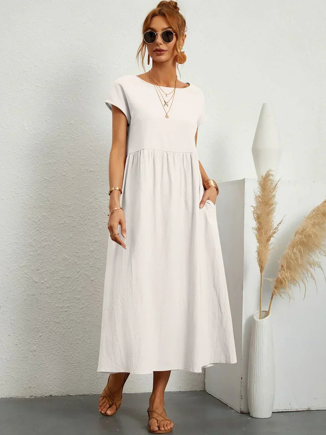 Ella™ | Flowing Midi Dress