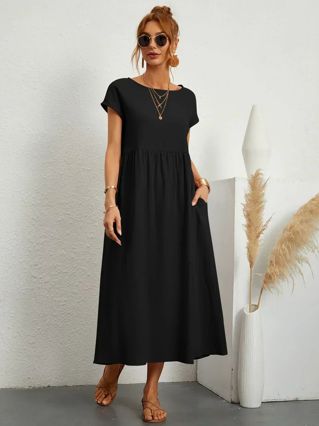 Ella™ | Flowing Midi Dress