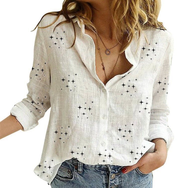 Lisandra™ | Classic Printed Blouse