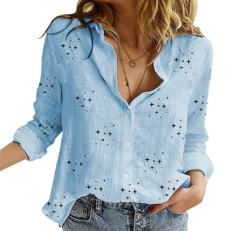 Lisandra™ | Classic Printed Blouse