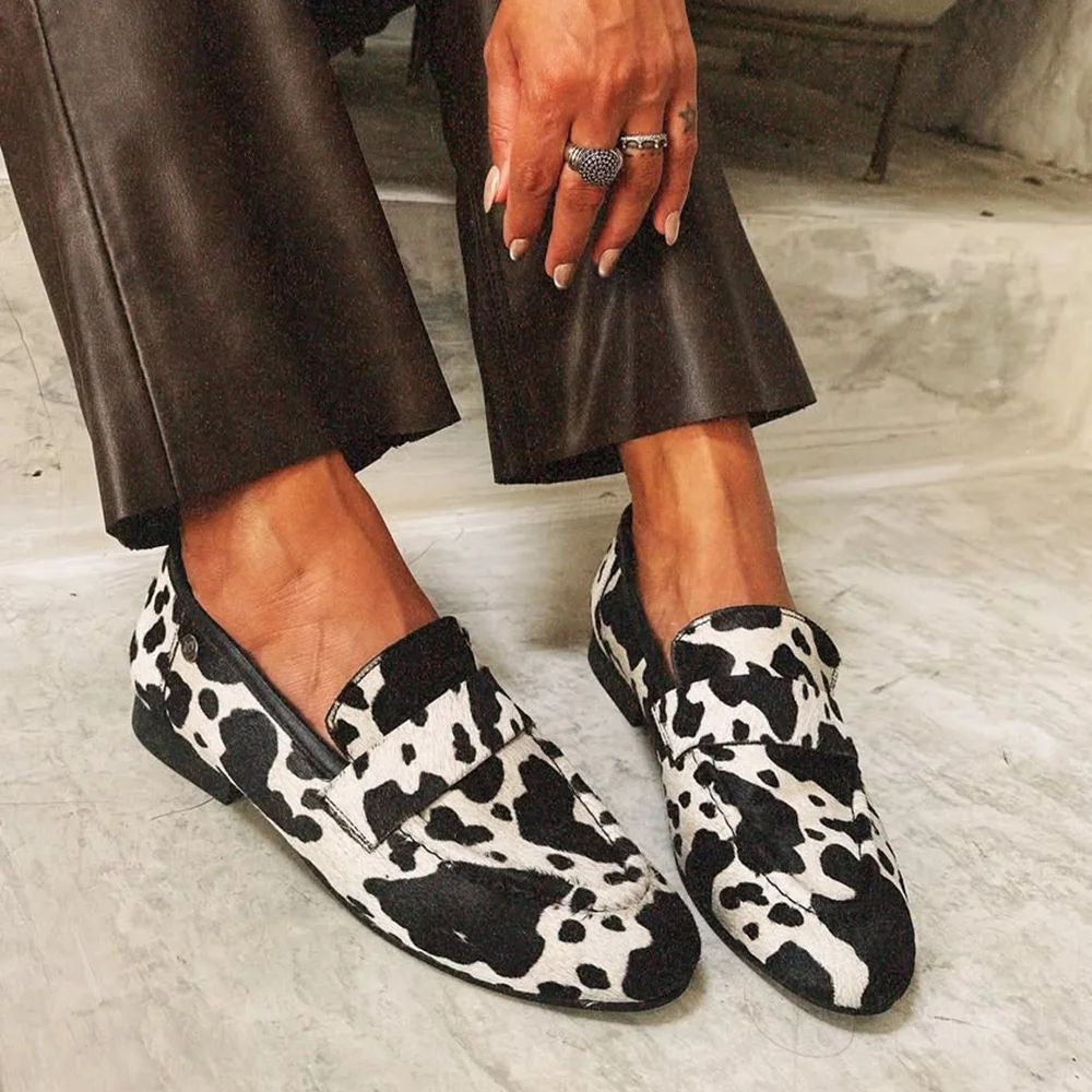 Tamara | Elegant Animal Print Loafers