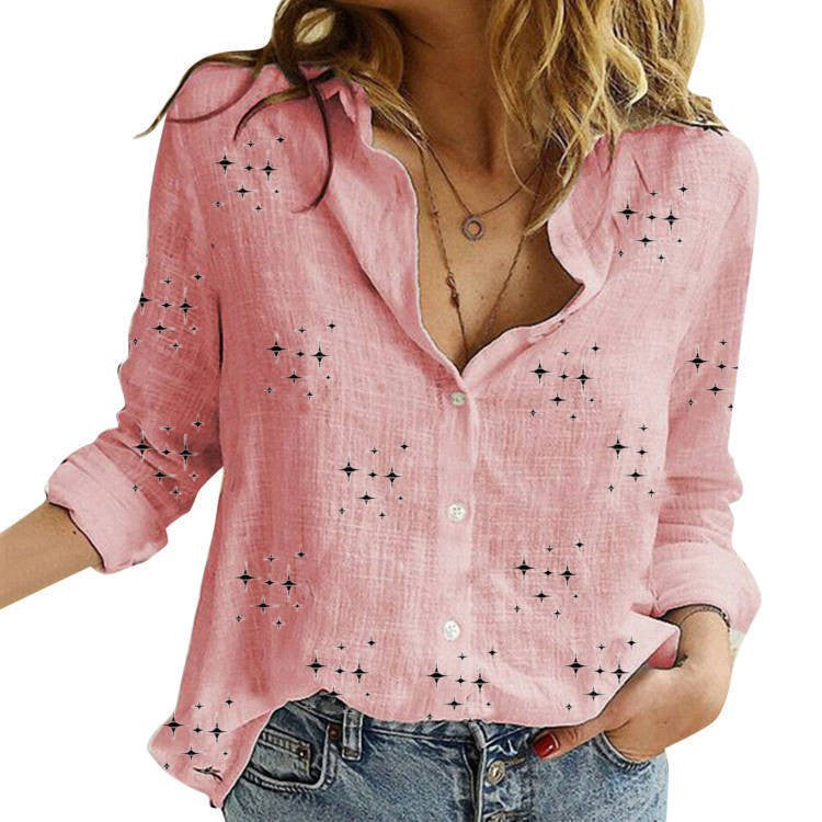 Lisandra™ | Classic Printed Blouse