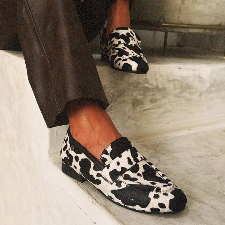 Tamara | Elegant Animal Print Loafers