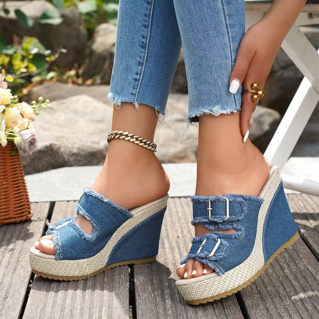 Fray |  Edge Wedge Sandals