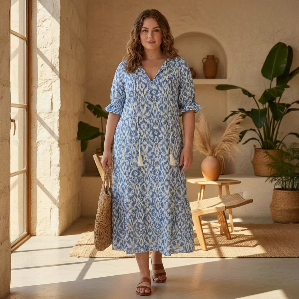 Rosalind - Boho Tummy Coverage Dress