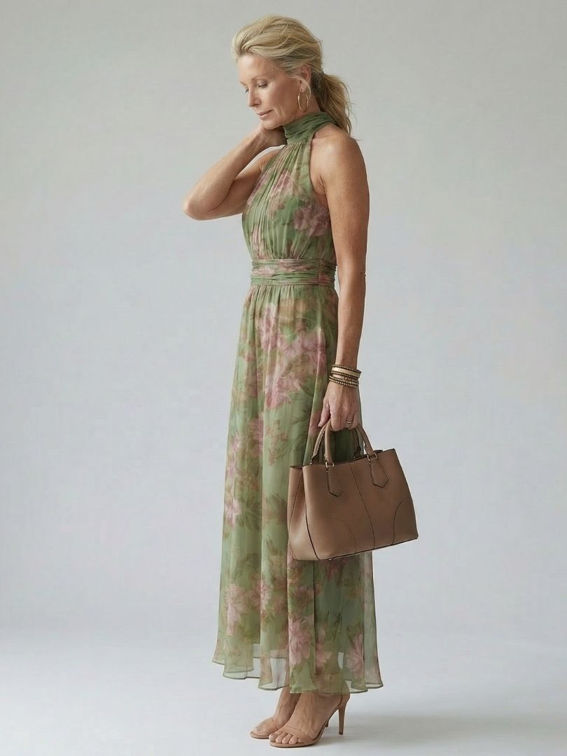 Kathrine | Halter Maxi Dress