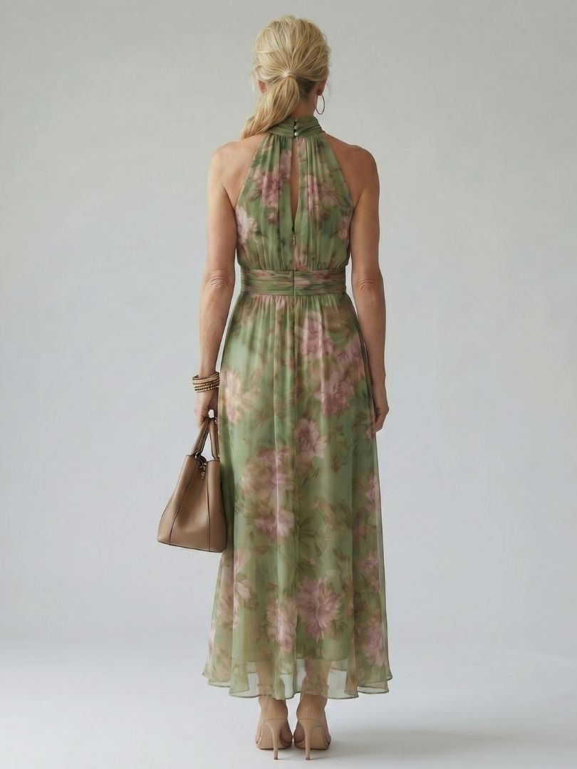 Kathrine | Halter Maxi Dress
