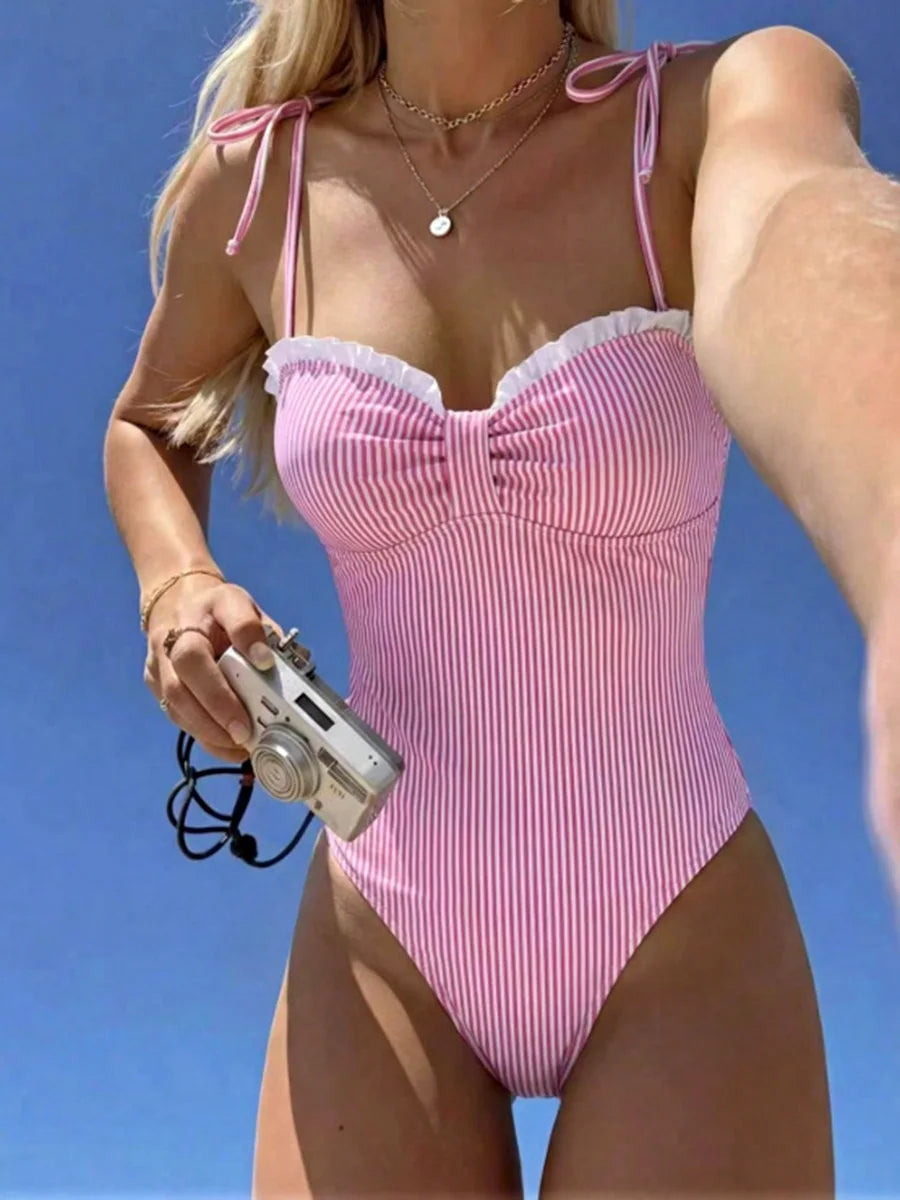 Elena | Shaping Swimsuit Stripes