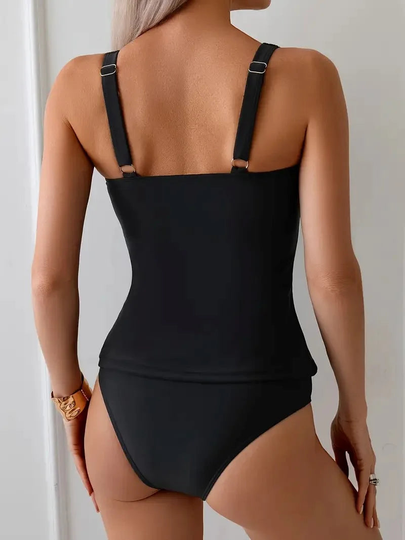 Evelyn | Midnight Grace Tankini Set