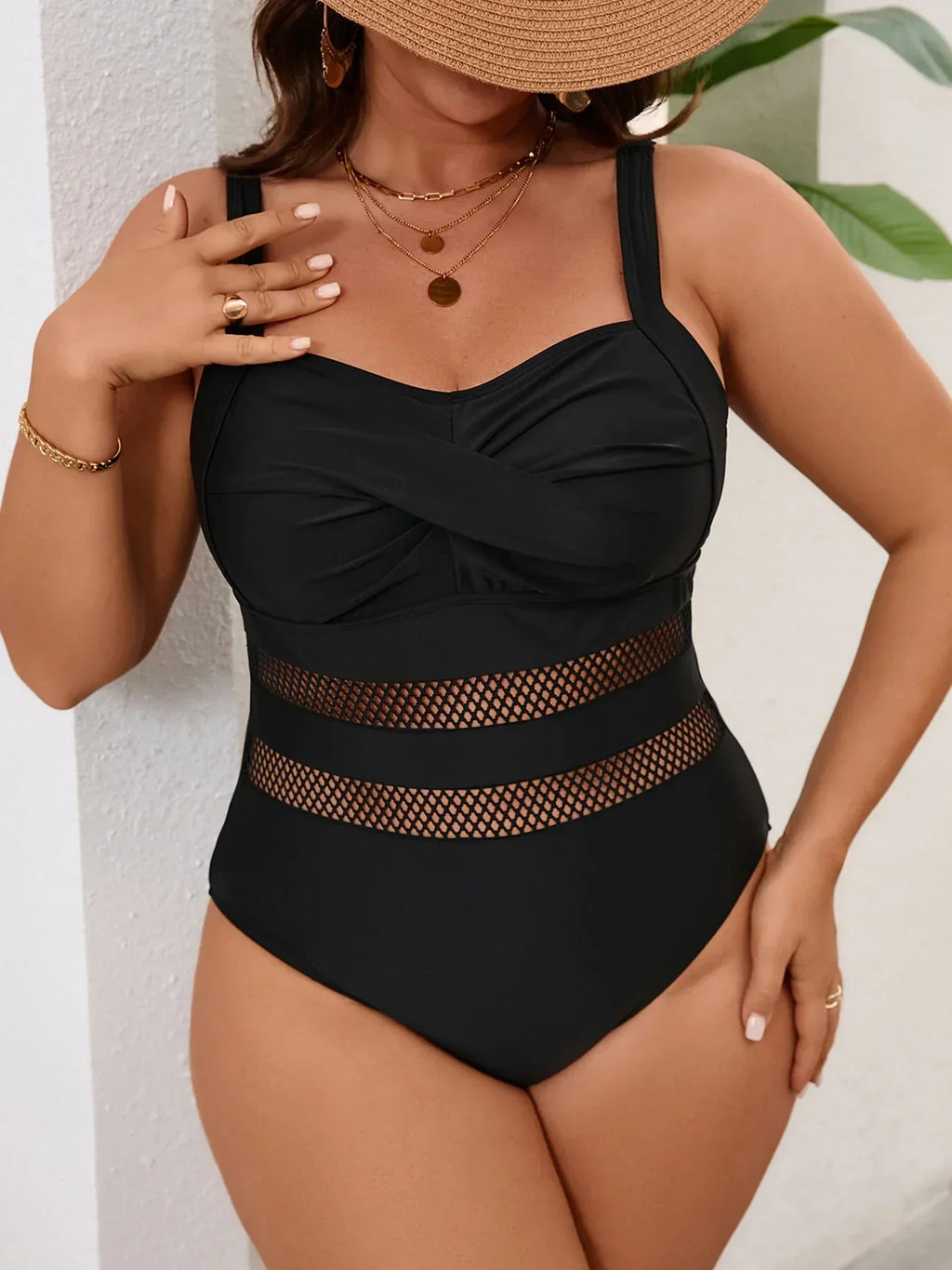 Sophia | Midnight Luxe One-Piece Swimsuit