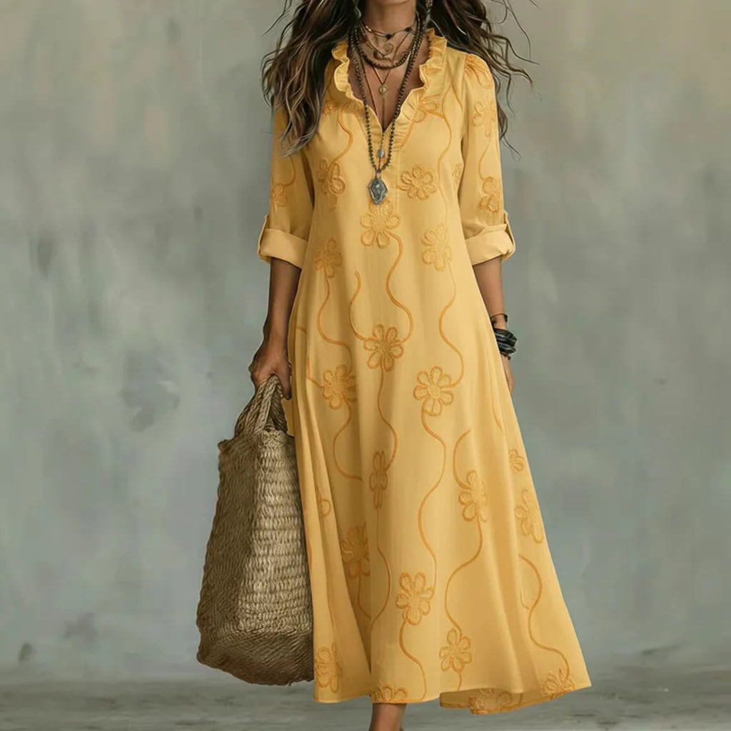 Sienna™ | Tummy-Covering Floral Summer Dress