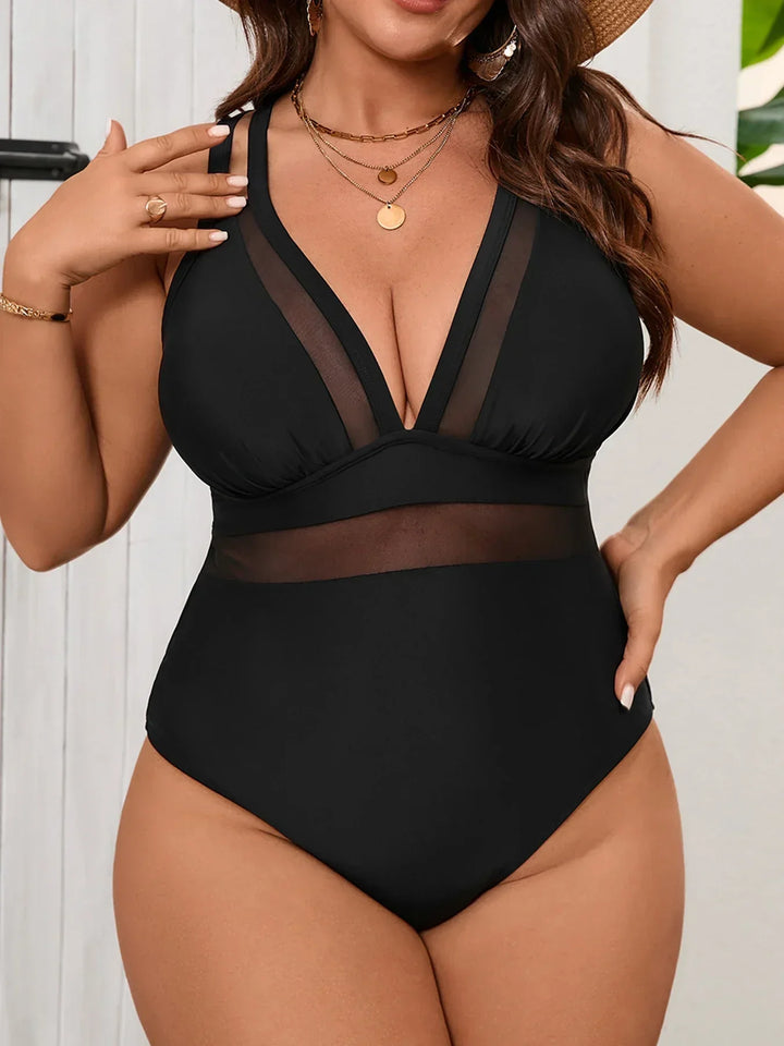 Sophia | Midnight Luxe One-Piece Swimsuit