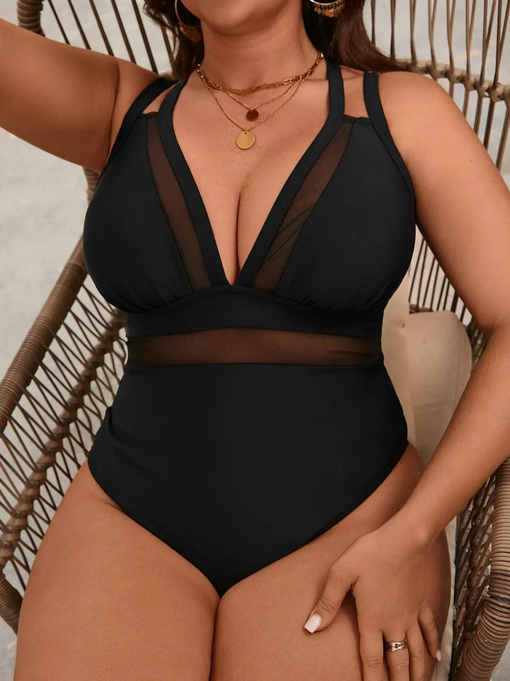 Sophia | Midnight Luxe One-Piece Swimsuit
