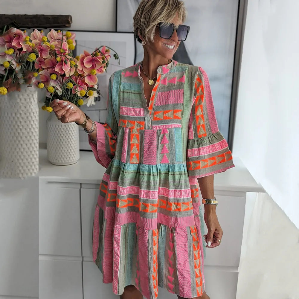 Fiona – Elegant Bohemian Dress