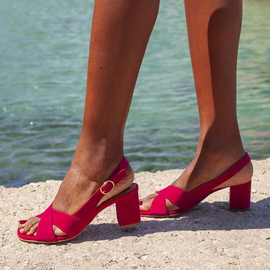 Hindi – Sky Blue Summer Sandals