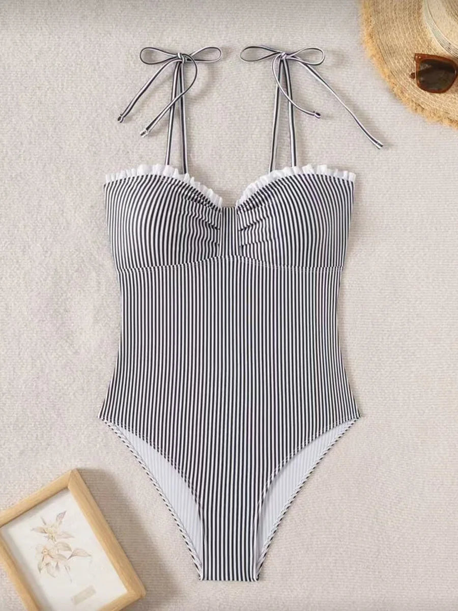 Elena | Shaping Swimsuit Stripes