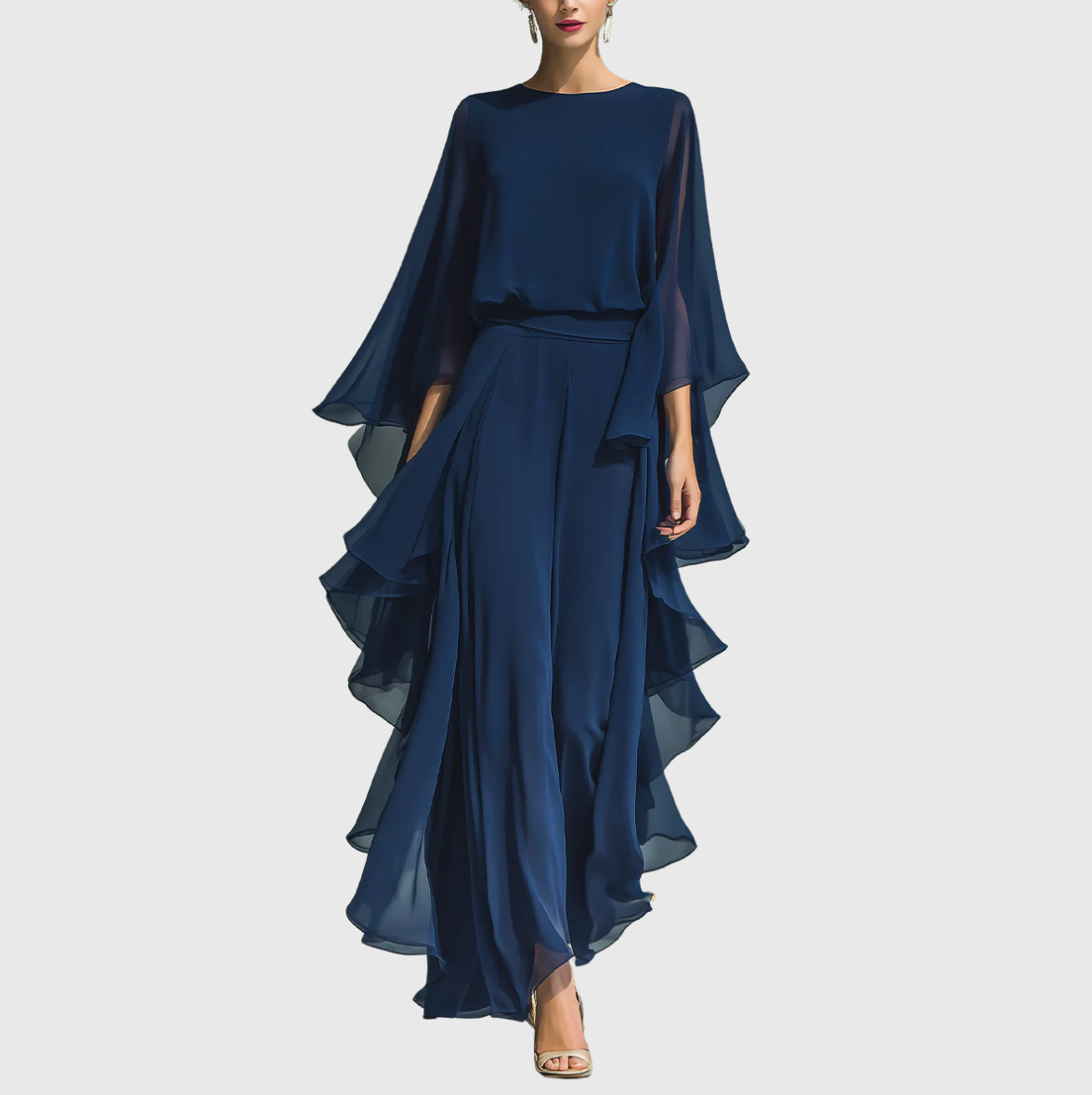 Aurelia | Graceful and Fluid Evening Jumpsuit