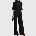 Elodie | Three-Piece Set Featuring a Top and Wide-Leg Trousers