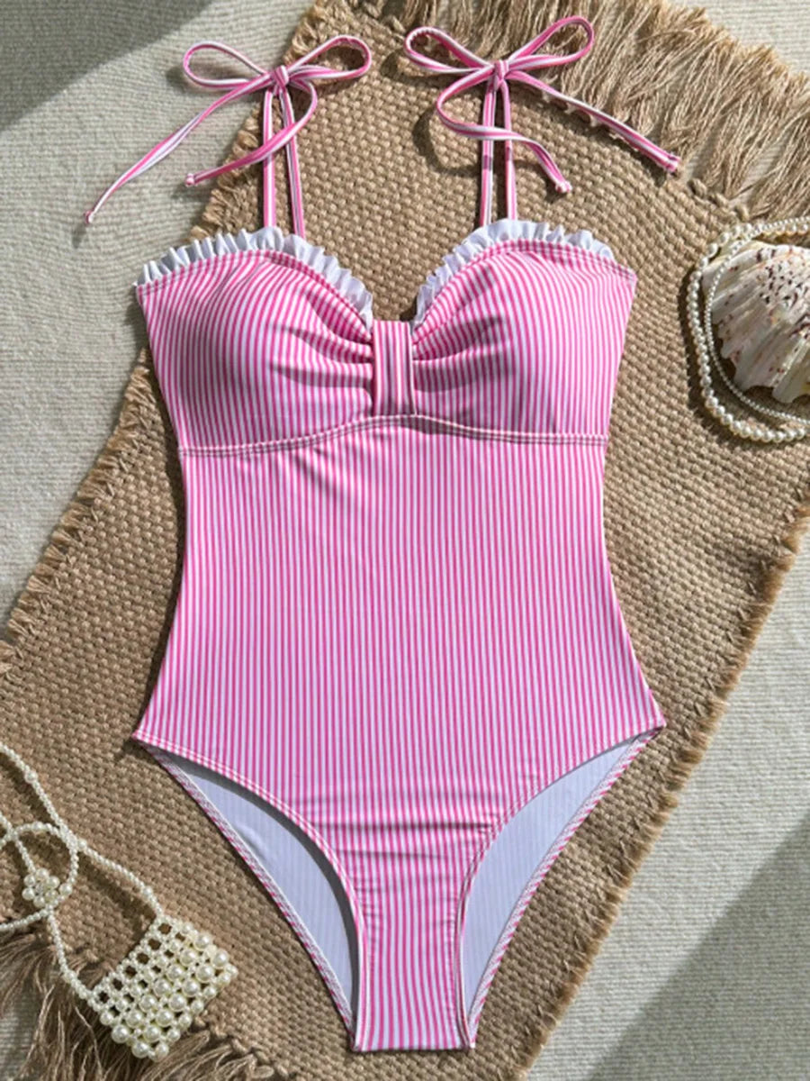 Elena | Shaping Swimsuit Stripes