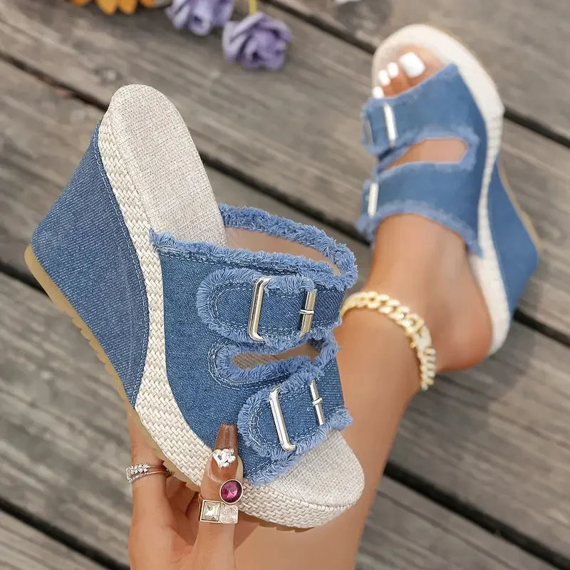Fray |  Edge Wedge Sandals