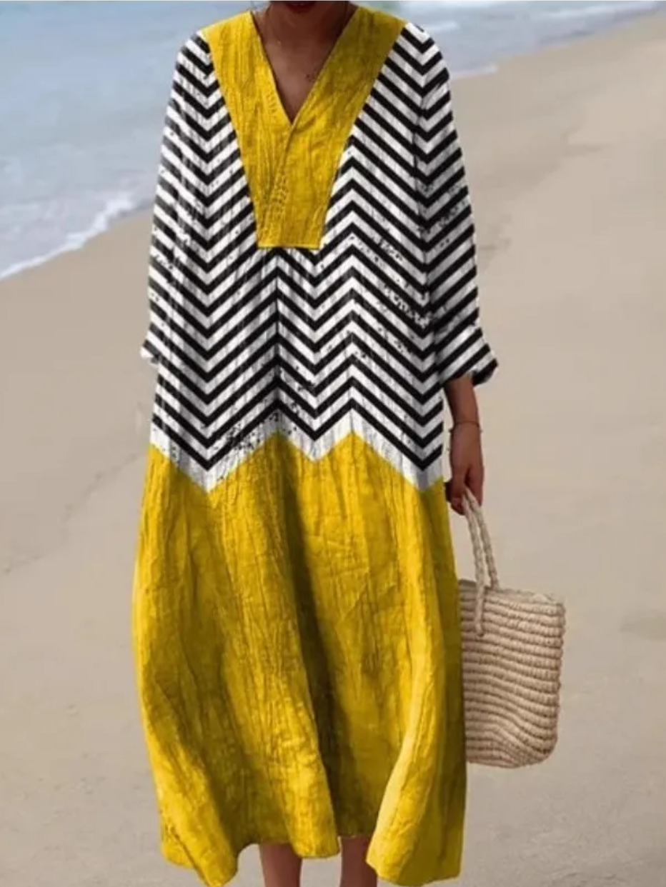 Olivia - Print Vintage Dress