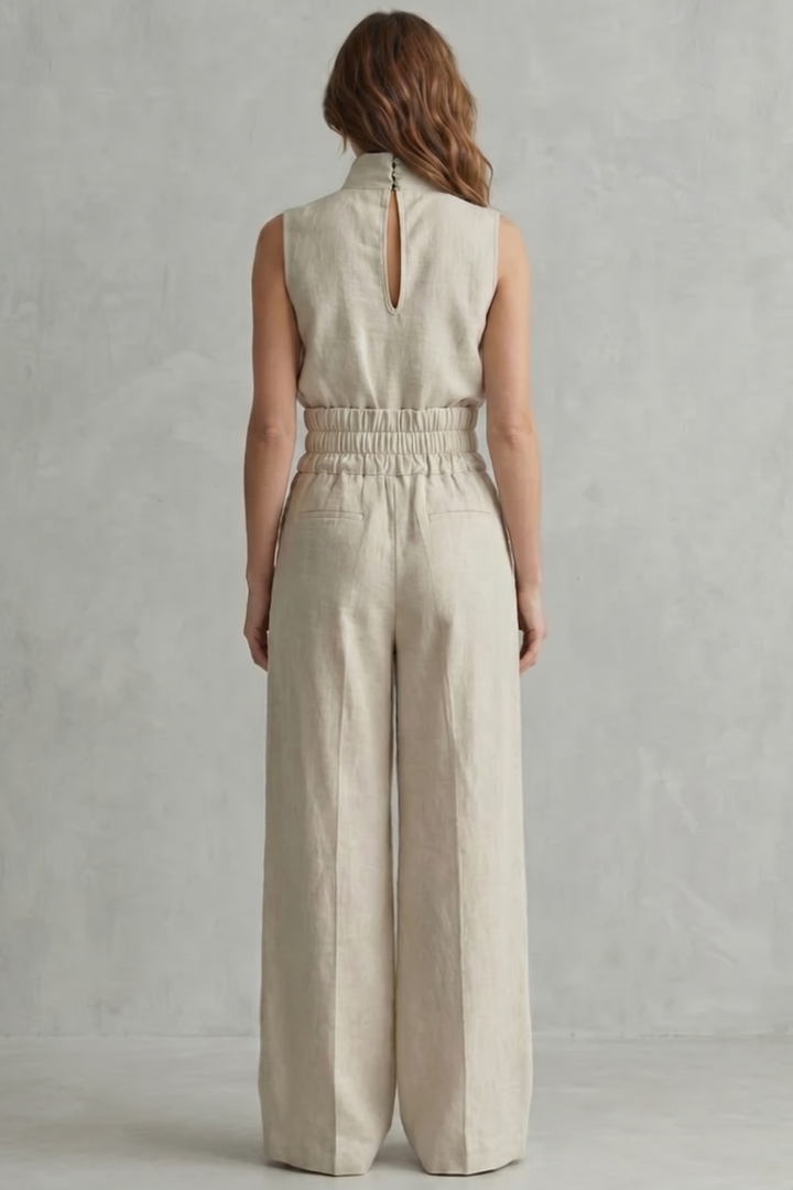 Merel – Minimalist elegance – Wide leg trouser set