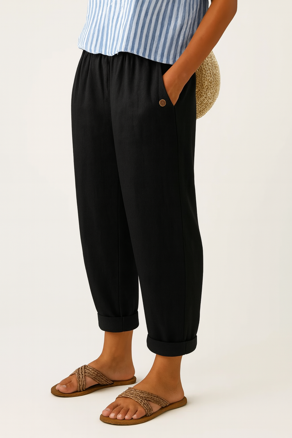 Angelina™ | Timeless Linen-Cotton Trousers