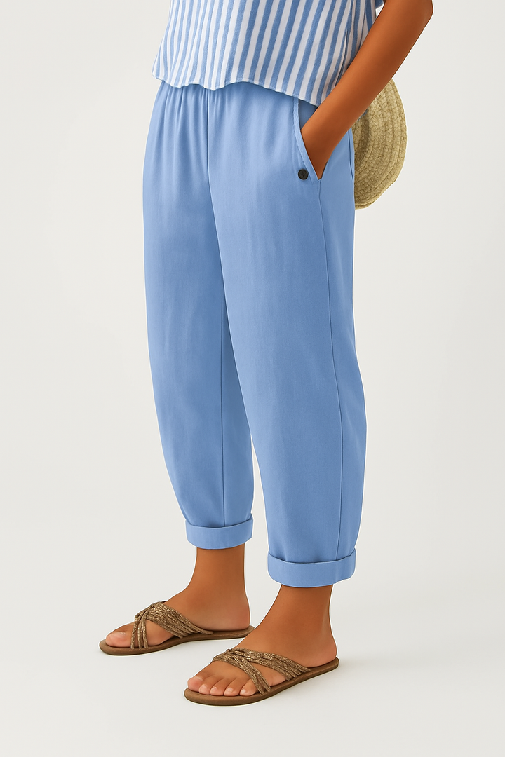 Angelina™ | Timeless Linen-Cotton Trousers