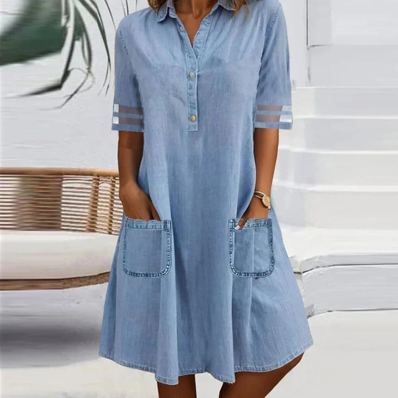 Evie | Casual Denim Dress