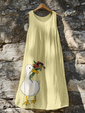 Bloom Duck Art Dress