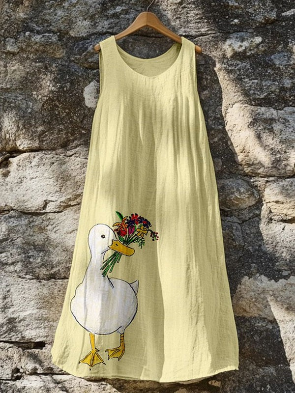 Bloom Duck Art Dress