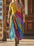 Liora - Printed Bohemian Dress