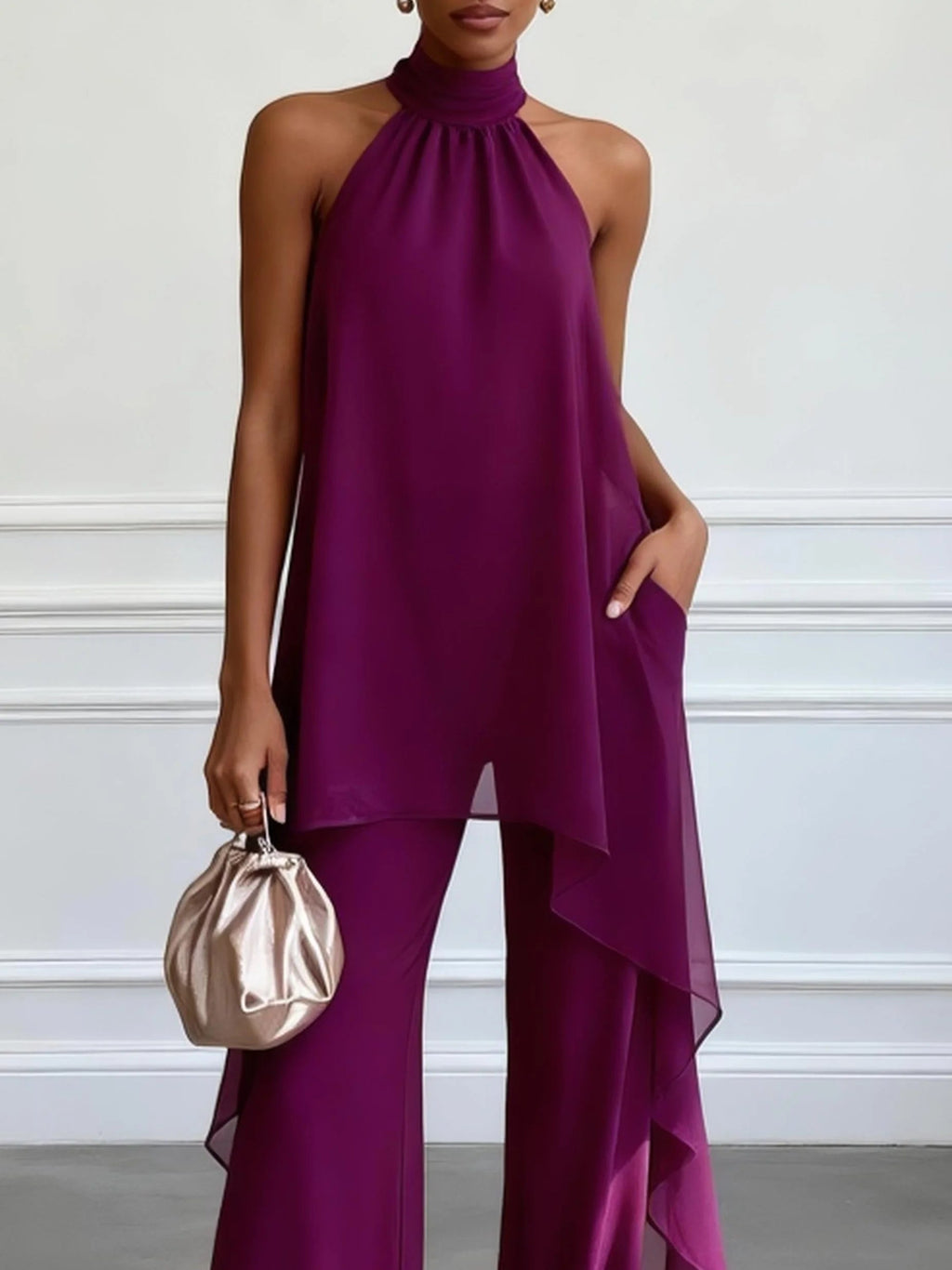 Imani | Halter Top & Pants Set
