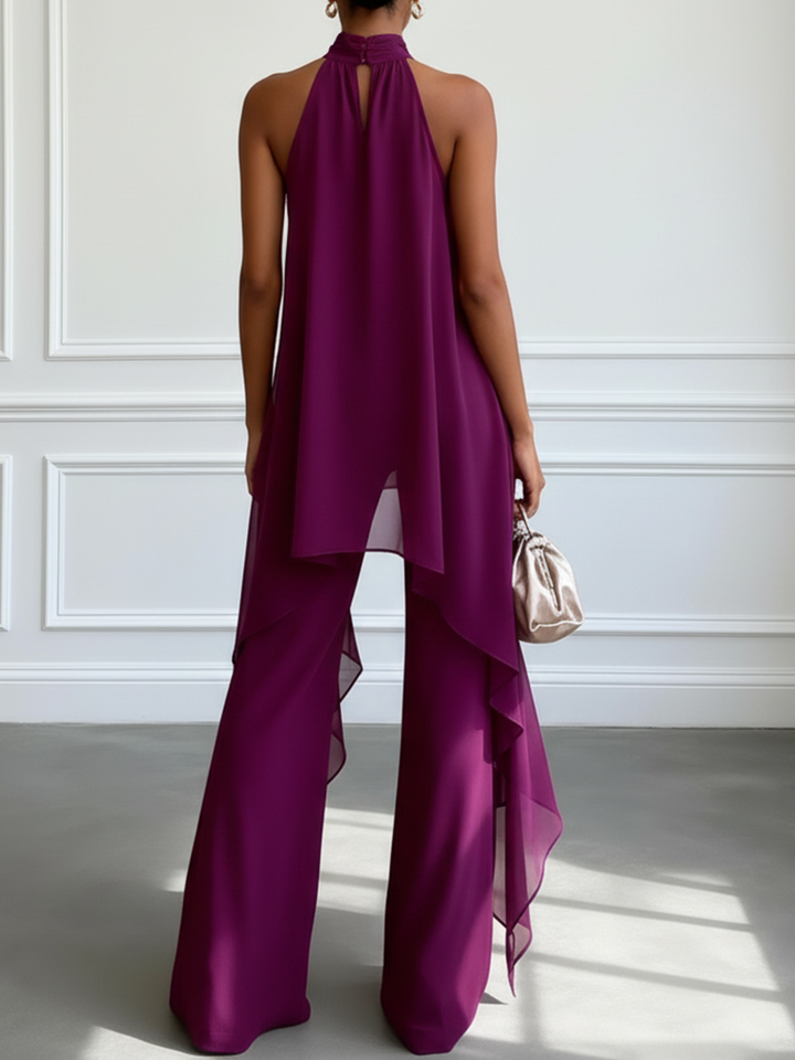 Imani | Halter Top &amp; Pants Set