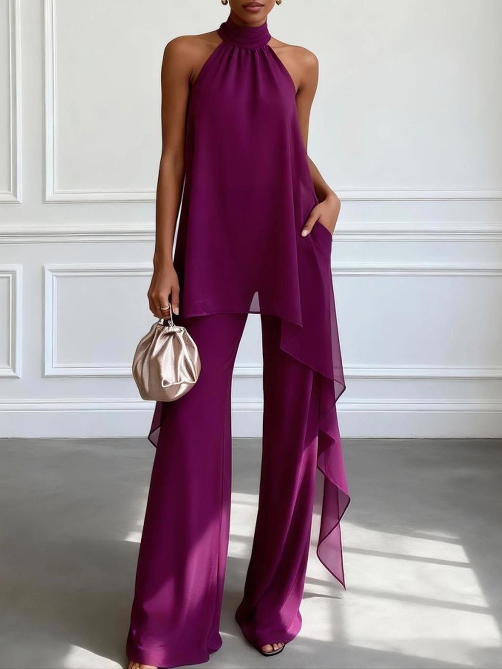Imani | Halter Top & Pants Set