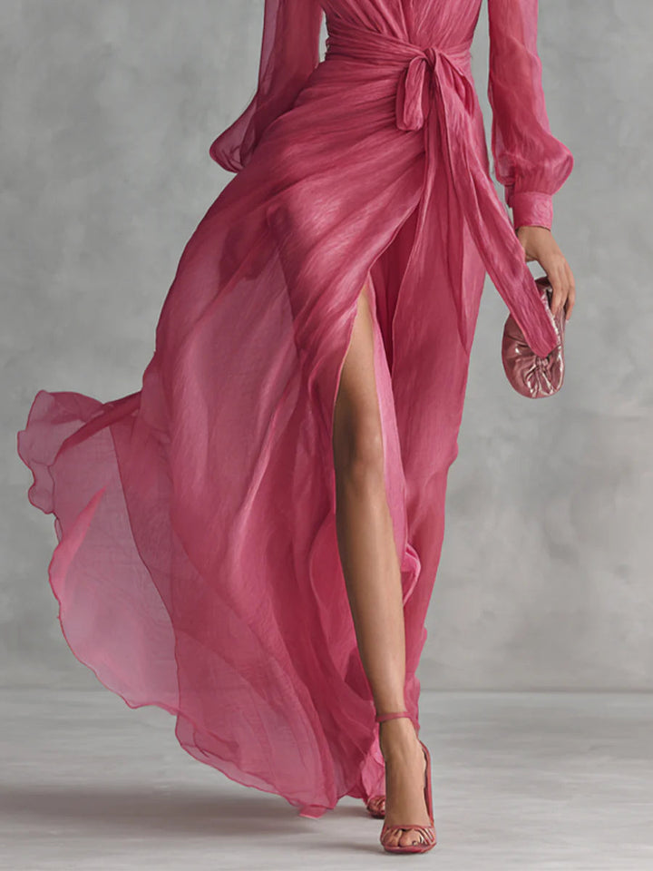 Ella™ | Breezy V-neck Maxi Dress