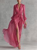 Ella™ | Breezy V-neck Maxi Dress